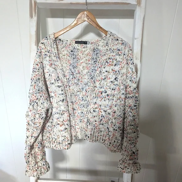 Anthropologie Crochet Cropped Cardigan - Picture 2 of 7